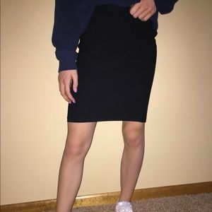 black pencil skirt